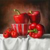 Red Peppers diamond painting