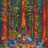 Redwood National Park diamond painting