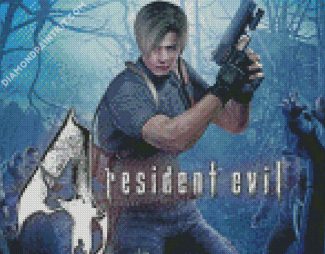 Resident Evil Video Game diamond painting