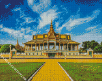 Royal Palace Cambodia diamond painting