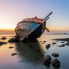 Rusty Shipwreck diamond painting
