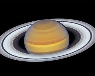 Saturn Planet diamond painting