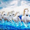 Seven Horses Running diamond painting