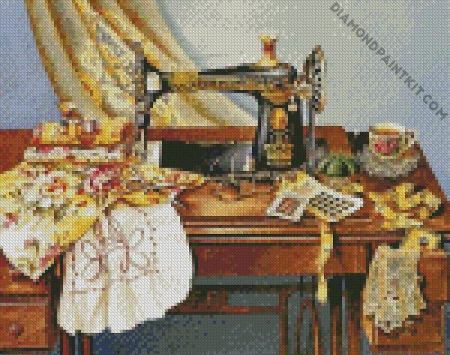 Sewing Machine diamond painting