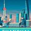 Shanghai Poster diamond painting