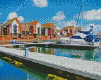 Sovereign Harbour Eastbourne diamond painting