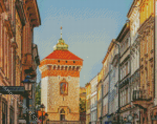 St Florian's Gate Krakow diamond painting