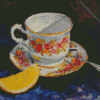 Teacup And Lemon diamond painting