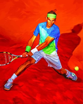 Tennis Player Nadal diamond painting