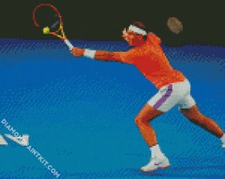 Tennis Player Rafael Nadal diamond painting