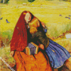 The Blind Girl By John Everett Millais diamond painting