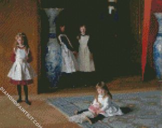 The Daughters Of Edward Darley Boit diamond painting