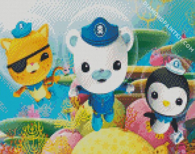 The Octonauts Captain Barnacles And Friends diamond painting
