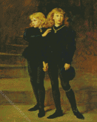 The Princes In The Tower By John Everett Millais diamond painting