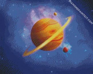 The Saturn Planet diamond painting