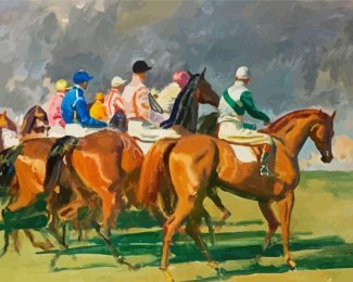 The Equestrians Art diamond painting