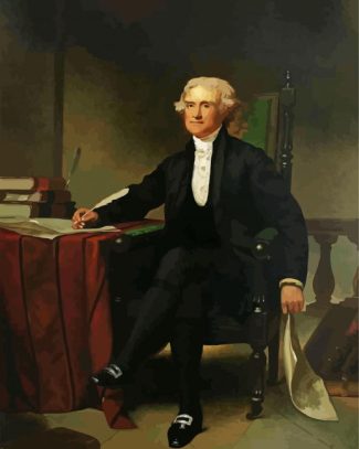 Thomas Jefferson President diamond painting