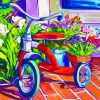 Tricycle In The Backyard diamond painting