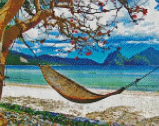 Tropical Island Fiji diamond painting