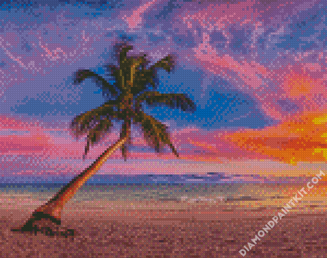 Tropical Sea Sunset diamond painting