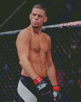 UFC Nate Diaz diamond painting