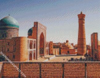 Uzbekistan Bukhara Kalan Mosque diamond painting