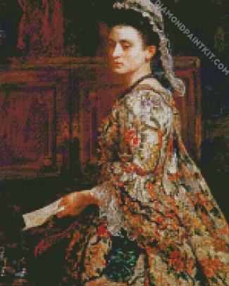 Vanessa John Everett Millais diamond painting