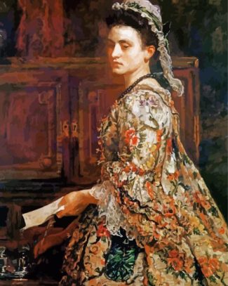 Vanessa John Everett Millais diamond painting