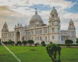 Victoria Memorial Building Kolkata diamond painting