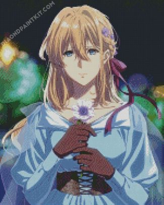 Violet Evergarden Anime Girl diamond painting