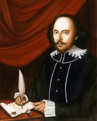 William Shakespeare Playwright diamond painting