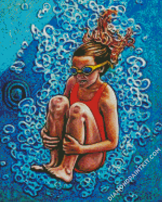 Aesthetic Swimmer Girl diamond painting