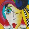 Aesthetic Cubism Face diamond painting