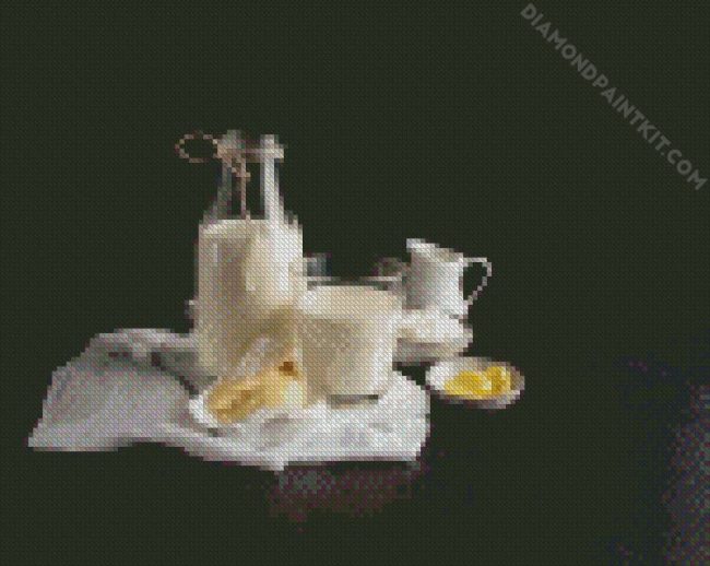 Aesthetic Dairy Illustration diamond painting