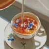 Aesthetic Floral Teacup diamond painting