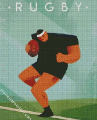 Aesthetic Rugby diamond painting