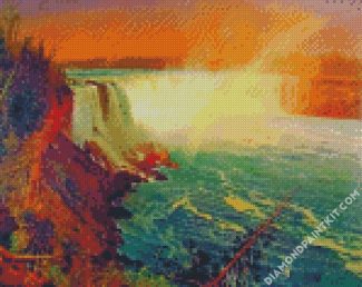 Albert Bierstadt Niagara Falls diamond painting