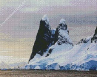 Antarctica Glacier Mountains diamond painting