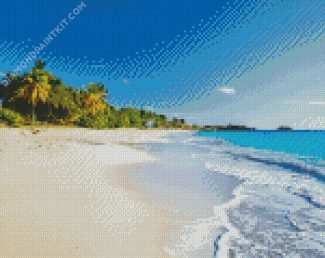 Antigua Carribean Beach diamond painting