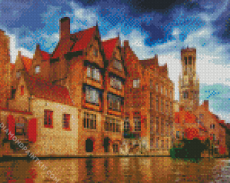 Bad Weather In Bruges diamond painting