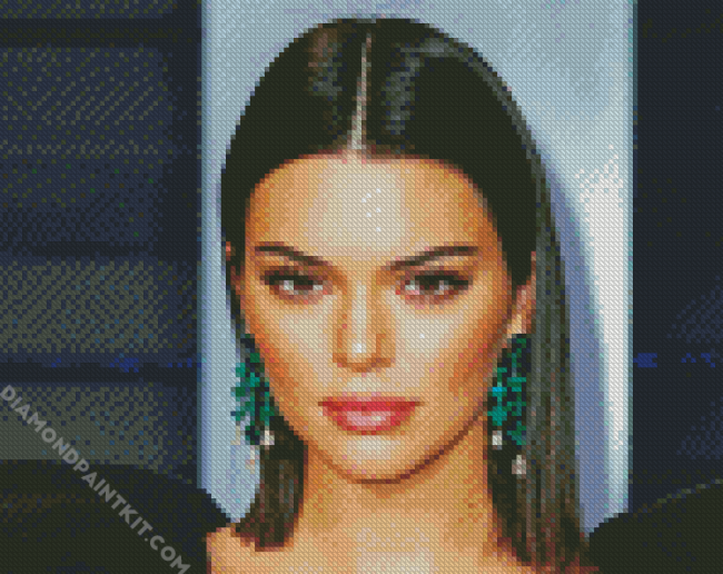 Beautiful Kendall Jenner diamond painting