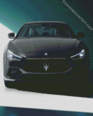 Black Maserati diamond painting