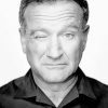 Black And White Robin Williams diamond painting