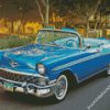 Blue Vintage Car diamond painting
