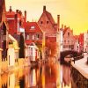 Bruges At Sunset diamond painting