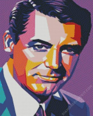 Cary Grant diamond painting