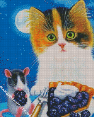 Cat And Mouse diamond painting