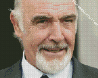 Close Up Sean Connery diamond painting