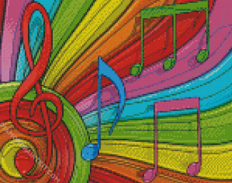 Colorful Music diamond painting