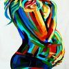 Colorful Pregnant diamond painting